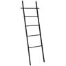 WENKO Handdoekenladder Loft Bamboe, zwart gelakt zwart