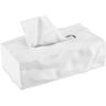 Essey Wiky Cube II doos voor cosmetische tissues, rechthoekige tissuedispenser, design tissuedoos, wit