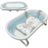 High Aspect Babybadje 3 in 1 opvouwbaar Inclusief badkussen Peuterbadje Babybadstoel Babyspullen Babybadje Babybadje met standaard Kinderbadje Babyspullen