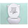 MEGLIZ Toilet sticker, grappige gezegden for toiletbril, als je sticker strooit, badkamer humor zin, richt alsjeblieft jongens toilet sticker, man grot decor