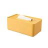 PLUS PO Tissue Box Houders Tissue Doos Houder Kubus Tissue Doos Houder Tissue Dozen Tissue Doos Tissue Box Houder Voor Thuis Tissue Box Covers Rechthoek yellow