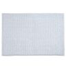 MSV Badmat, badmat, douchemat, chenille, hoogpolig badmat, 40 x 60 cm, wit