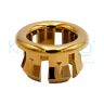 Knoppo ® Wastafel overloop afdekking/design overlooppaneel ring (goud)