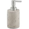 Gedy Ginevra zeepdispenser voor beton, grijs, 7 x 7 x 15,8