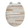 Wirquin Woody WC-bril van hout