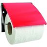 MSV Bad Serie Toiletpapierhouder, wc-rolhouder, papierhouder, wc-rolhouder met klep, rood