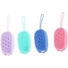 DOITOOL 4 Stuks Badborstel Badborstel Terug Scrub Borstel Siliconen Badborstel Lichaamsborstel Scrubborstel Voor Het Lichaam Bad Scrubber Hangende Badborstel Kwast Spons Massage