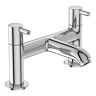 Ideal Standard Ideale standaard BC188AA Ceraline twee tap hole bad filler badkraan, chroom