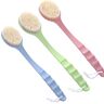 LIZZOT Set met 3 lange steelige body bad douche-ruggen borstel scrubber huid