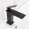 TECKI Kitchen Taps Basin Faucets Black Faucets Waterfall Sink Faucet Mixer Faucets Faucet Bathroom Faucets