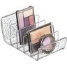 InterDesign iDesign rangement maquillage, petite boîte de rangementen en plastic voor maquillage met 5 compartimenten, bac de rangement verticaal voor poudres, kleuren of vernis, transparant