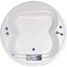 Caribia Vidal Round Bathtub 184 cm Vidal Round incl. Foot Frame