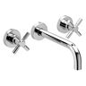 Herzbach STILO basin bridge mixer, 21 cm 14.959000.2.01