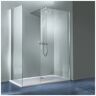 Steinkamp Walk-In Six front element straight special size incl. easypearl, frosted in the middle HSTWIGE500-41-111201