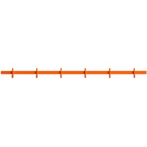 Relief Hook Rail, Medium W82 X D4,7 X H5,2 Cm 1-Pack 82x5.2x4.7 Orange