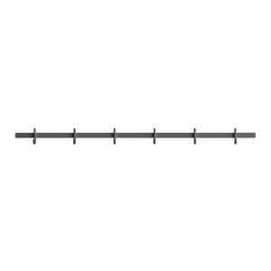 Relief Hook Rail, Medium W82 X D4,7 X H5,2 Cm 1-Pack 82x5.2x4.7 Grey