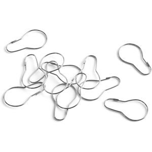 HAY Shower Curtain Rings, Set Of 12 - Chrome