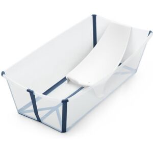 Stokke Flexi Bath X-Large bundle - transparent blue