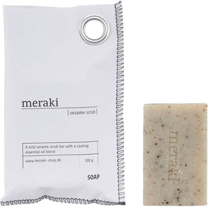 Meraki Sesame Scrub Hand Soap Bar - 100 g