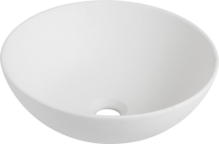 Bathco Sicilia Toppmontert Servant Ø40x15 Cm, Uten Overløp, Hvit