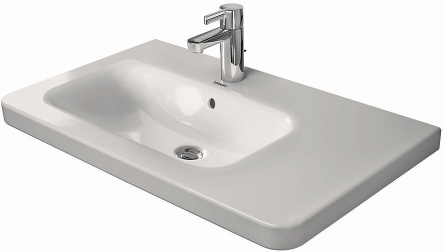 Duravit Durastyle Møbelservant 800x480 Mm, U/bl.hull, M/o.l, Hvit M/wg