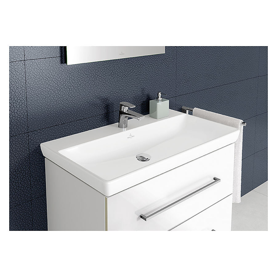 Villeroy & Boch V&b Avento Møbelservant 1000x470 Mm, 1 Bl.hull, U/o.l, Hvit M/c+