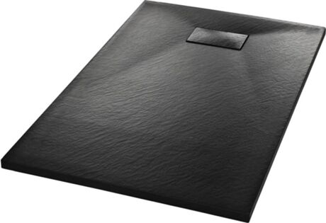 Vidaxl Base de Duche (SMC - 100x80x2,6 cm - Preto)