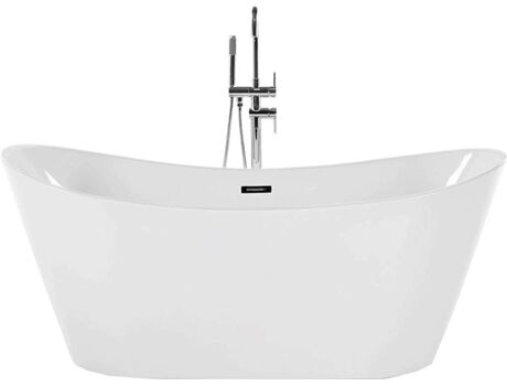 Beliani Banheira de Hidromassagem Antigua (Branco - Acrílico - 77x170x72 cm)