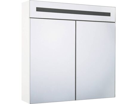 Beliani Armário Jaramillo 231595 (Branco - Contraplacado - 12x60x60 cm)