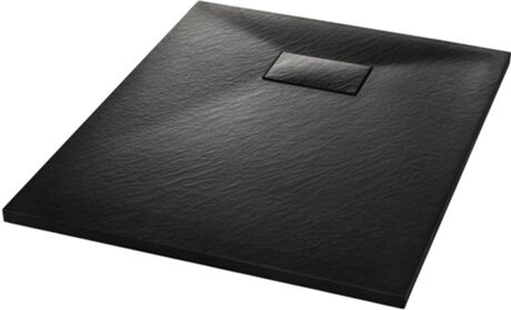 Vidaxl Base de Duche (SMC - 90x70x2,6 cm - Preto)