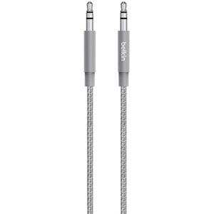 MIXIT Metallic 3.5mm AUX Cable, Space Grey (1,2m)