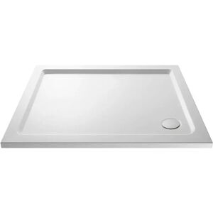 Nuie Plastic Shower Tray  White 0.4 H x 9.95 W x 6.95 D cm