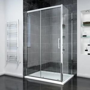 Belfry Bathroom Cuellar Rectangular Shower Enclosure 190.0 H x 100.0 W x 80.0 D cm