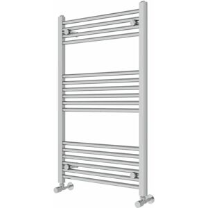 Rebrilliant Wiest Straight Heated Towel Rail Radiator Bathroom Ladder Warmer gray 100.0 H x 60.0 W x 3.0 D cm