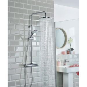 Bristan Buzz2 Mixer Shower with Dual Shower Head gray 115.0 H x 30.0 W cm