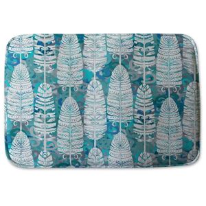 Bloomsbury Market Pellegrin Rectangle Bath Mat blue/gray