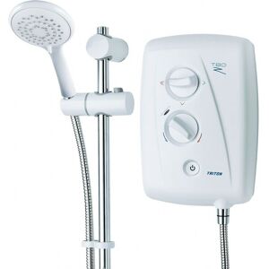 Triton T80Z Fast Fit 9.5kw Electric Shower White Left & Right Entry T80XR T80SI