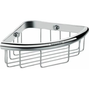 Logis Bathroom Corner Shower Caddy Chrome Stainless Steel Stylish - Chrome - Hansgrohe