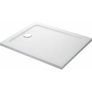 Mira Showers - Mira Flight Safe Shower Enclosure Tray Low Profile Rectangular Waste 1200x900mm - White