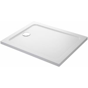 MIRA SHOWERS Mira Low Profile Rectangular Shower Tray Bathroom 0 Upstands White 900x760mm