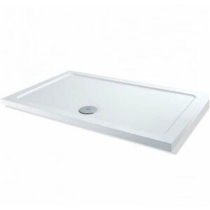 Elements Rectangular Shower Tray with Waste 1300mm x 900mm Flat Top - MX