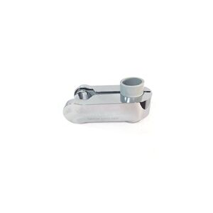 Aqualisa Pinch Grip sliding handset holder - 25mm - Chrome/Grey