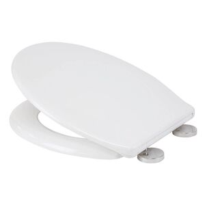 Croydex Flexi-Fix Constance Always Fits Never Slips Slow Close Toilet Seat, Whit