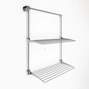 Foxydry Wall Plus 120 wall-mounted space-saving drying rack with two racks
