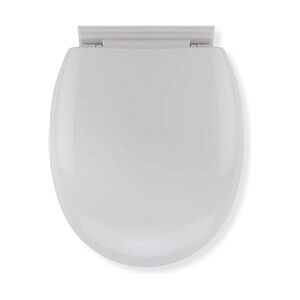 Croydex White Plastic Antibacterial Toilet Seat