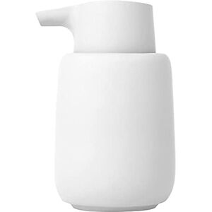 Blomus Sono Push Down Soap Dispenser 250ml, Soft Touch Exterior Colour: Blomus White