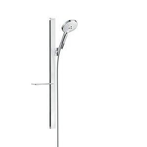 Hansgrohe Raindance Select S Shower set 120 3jet with Unica'E shower rail 90 cm and soap dish