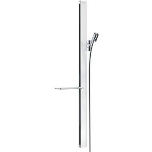 Hansgrohe 27640400 Unica Rail 90 cm with Shower Hose Set, White/Chrome, 0.90 m