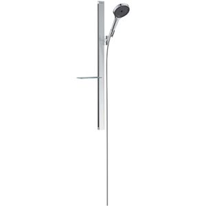 Hansgrohe 27671000 Rainfinity Shower set 130 3 Sprays with Shower Rail 90 cm and soap dish, Chrome