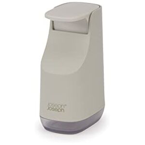 Joseph Joseph Bathroom Slim, Compact, Space Saving Soap Dispenser- easy-push pump head, Non drip nozzle, refillable- Matt Finish, Ecru